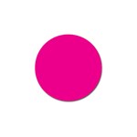 A Pink Background With A Black Border Golf Ball Marker