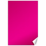 A Pink Background With A Black Border Canvas 24  x 36 