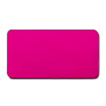 A Pink Background With A Black Border Medium Bar Mat