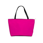 A Pink Background With A Black Border Classic Shoulder Handbag