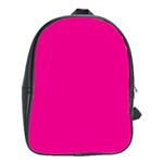 A Pink Background With A Black Border School Bag (Large)