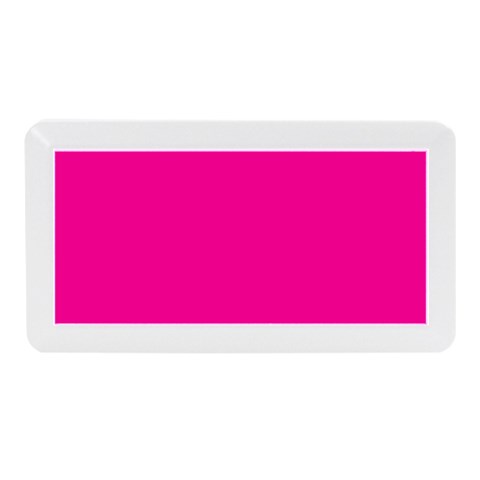 A Pink Background With A Black Border Memory Card Reader (Mini) from ArtsNow.com Front