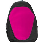 A Pink Background With A Black Border Backpack Bag