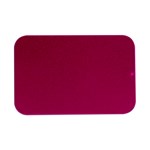 A Pink Background With A Black Border Open Lid Metal Box (Silver)  