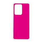 A Pink Background With A Black Border Samsung Galaxy S20 Ultra 6.9 Inch TPU UV Case