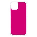 A Pink Background With A Black Border iPhone 13 TPU UV Print Case