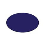 A Blue Background With A Clock On It Sticker (Oval)