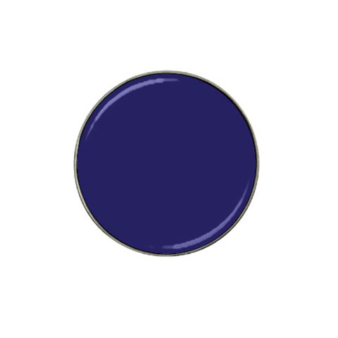 A Blue Background With A Clock On It Hat Clip Ball Marker (4 pack) from ArtsNow.com Front