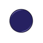 A Blue Background With A Clock On It Hat Clip Ball Marker (4 pack)