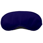 A Blue Background With A Clock On It Sleep Mask