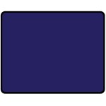 A Blue Background With A Clock On It Fleece Blanket (Medium)