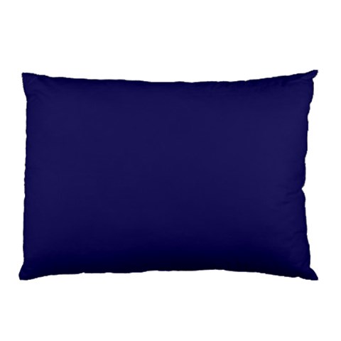 A Blue Background With A Clock On It Pillow Case (Two Sides) from ArtsNow.com Front