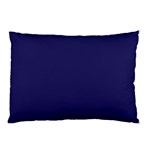 A Blue Background With A Clock On It Pillow Case (Two Sides)