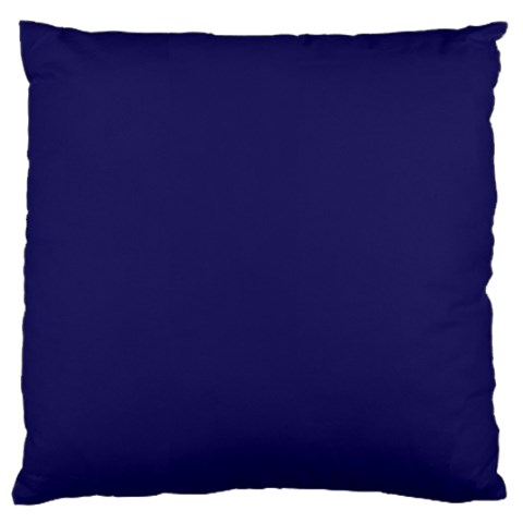 A Blue Background With A Clock On It Large Cushion Case (Two Sides) from ArtsNow.com Front