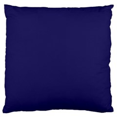 A Blue Background With A Clock On It Large Cushion Case (Two Sides) from ArtsNow.com Front