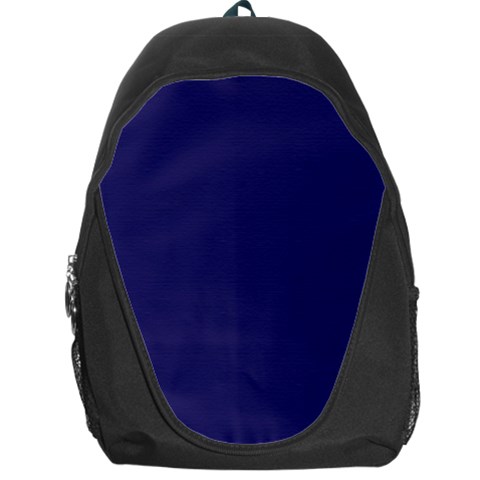 A Blue Background With A Clock On It Backpack Bag from ArtsNow.com Front