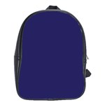 A Blue Background With A Clock On It School Bag (XL)