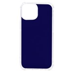 A Blue Background With A Clock On It iPhone 13 mini TPU UV Print Case