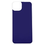 A Blue Background With A Clock On It iPhone 15 Pro TPU UV Print Case