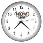 diamonds89 Wall Clock (Silver)