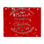 Merry, Happy Christmas, Christmas Gnome Cosmetic Bag (XL)