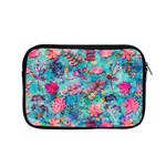 Pink On Blue Leaves Apple MacBook Pro 15  Zipper Case