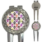 Sugar Skulls - Floral 3-in-1 Golf Divots