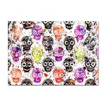 Sugar Skulls - Floral Sticker A4 (10 pack)