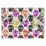 Sugar Skulls - Floral Large Glasses Cloth (2 Sides)