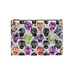 Sugar Skulls - Floral Cosmetic Bag (Medium)