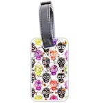 Sugar Skulls - Floral Luggage Tag (two sides)