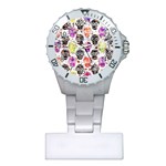 Sugar Skulls - Floral Plastic Nurses Watch