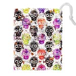 Sugar Skulls - Floral Drawstring Pouch (4XL)