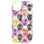 Sugar Skulls - Floral iPhone 14 Plus Black UV Print Case