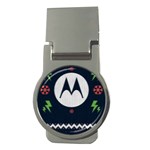 Ugly Sweater Moto, Motorola, Money Clips (Round) 