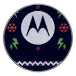 Ugly Sweater Moto, Motorola, Wireless Fast Charger(White)