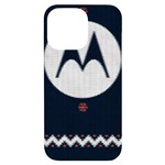 Ugly Sweater Moto, Motorola, iPhone 14 Pro Max Black UV Print Case