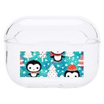 Blue Penguin Pattern, Adoxali, Christmas, Cute Hard PC AirPods Pro Case