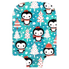 Blue Penguin Pattern, Adoxali, Christmas, Cute Luggage Cover (Large) from ArtsNow.com Front