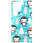 Blue Penguin Pattern, Adoxali, Christmas, Cute Samsung Galaxy S24 Ultra 6.9 Inch Black TPU UV Case