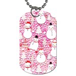 Cute Snowmen With Hats, Adoxali, Christmas Dog Tag (One Side)