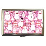 Cute Snowmen With Hats, Adoxali, Christmas Cigarette Money Case