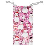 Cute Snowmen With Hats, Adoxali, Christmas Jewelry Bag