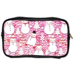 Cute Snowmen With Hats, Adoxali, Christmas Toiletries Bag (Two Sides)