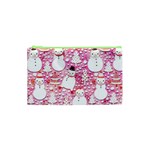 Cute Snowmen With Hats, Adoxali, Christmas Cosmetic Bag (XS)