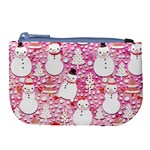 Cute Snowmen With Hats, Adoxali, Christmas Large Coin Purse