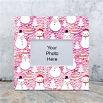 Cute Snowmen With Hats, Adoxali, Christmas White Box Photo Frame 4  x 6 