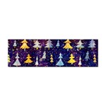 Gold And Blue Trees, Adoxali, Christmas Sticker Bumper (100 pack)