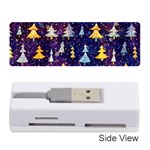 Gold And Blue Trees, Adoxali, Christmas Memory Card Reader (Stick)