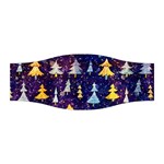 Gold And Blue Trees, Adoxali, Christmas Stretchable Headband